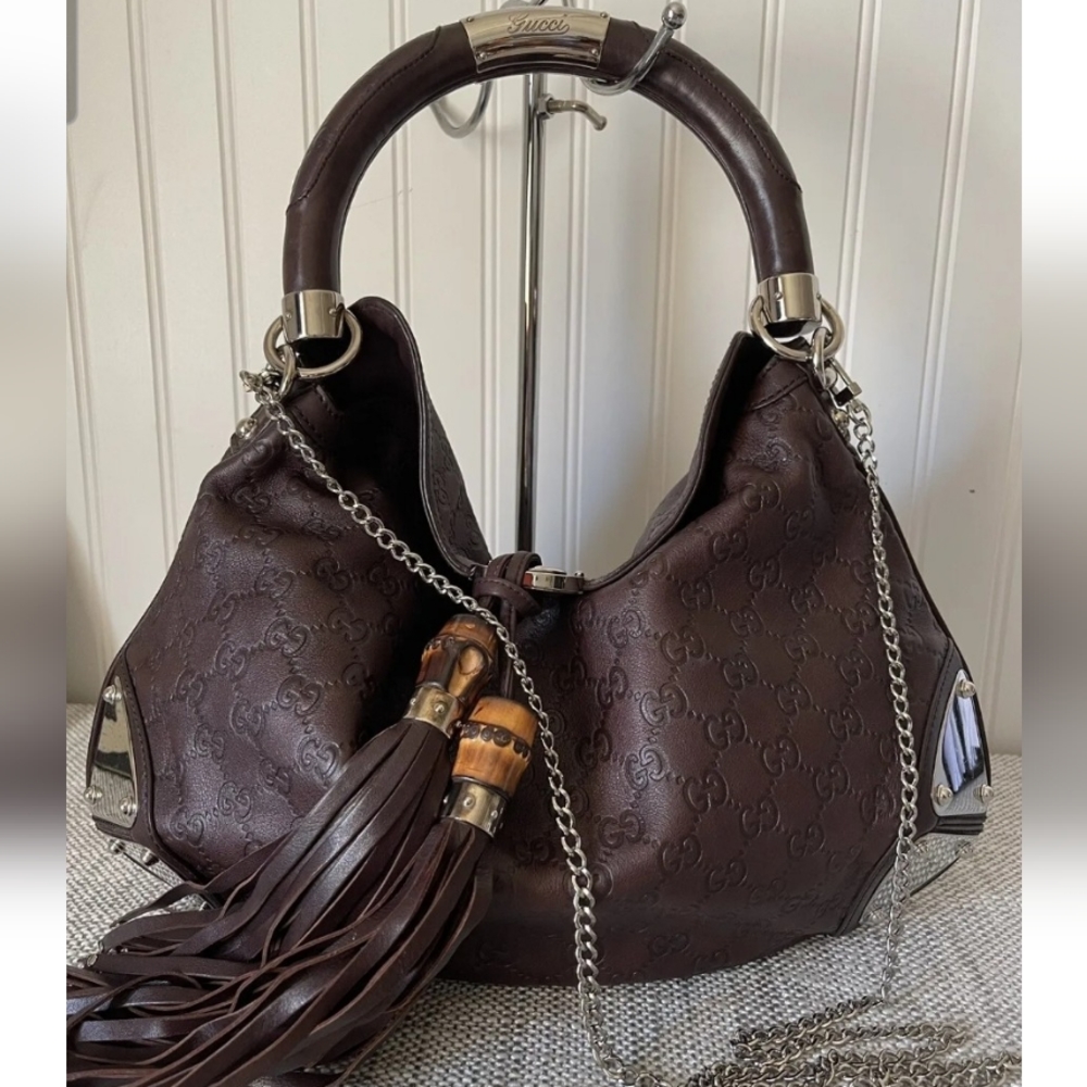 Gucci Brown Leather Women's Bag